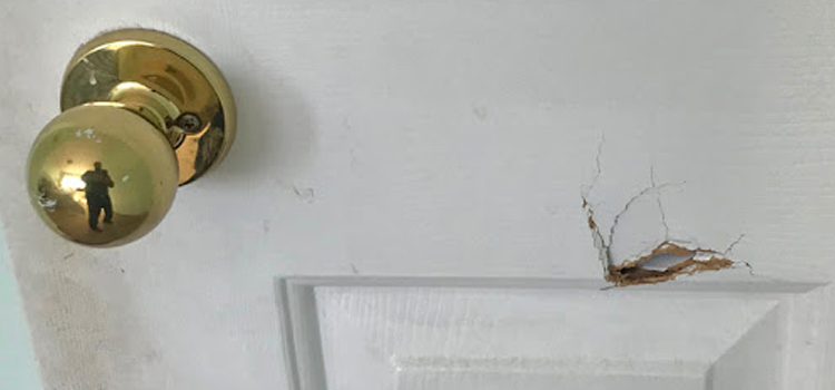 interior door hole repair Temescal Valley