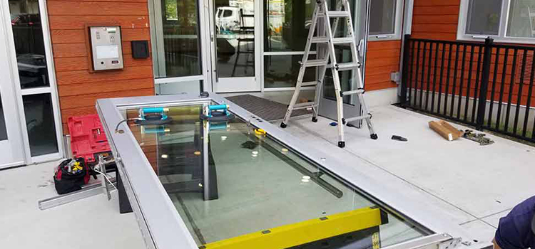 storefront door glass replacement Temescal Valley